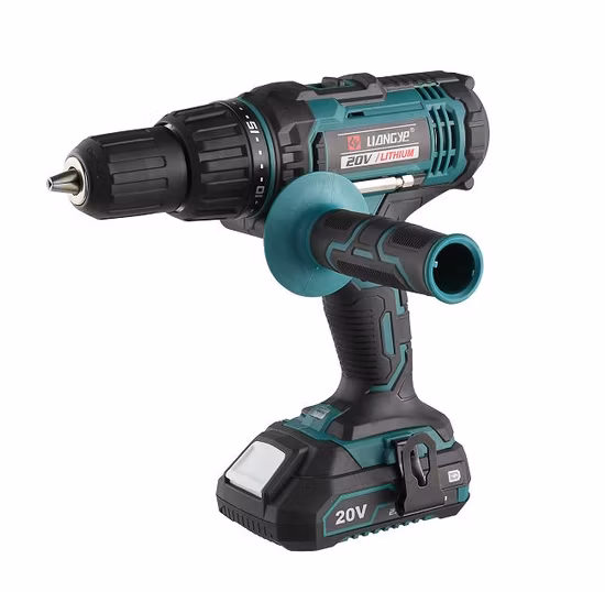 Liangye Battery Power Tool Combo Kits 18V Cordless Electric Impact Driver and Hammer Drill