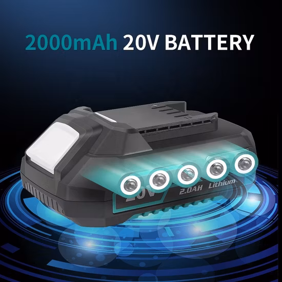 Kits combinados de herramientas eléctricas con batería Liangye, destornillador de impacto eléctrico inalámbrico de 18 V y taladro percutor